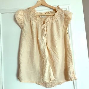 Marc Jacobs / Bergdorf Goodman silk prairie blouse